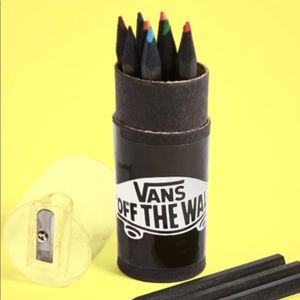 VANS COLLECTORS ♥️ COLORED PENCILS SET / SHARPENER